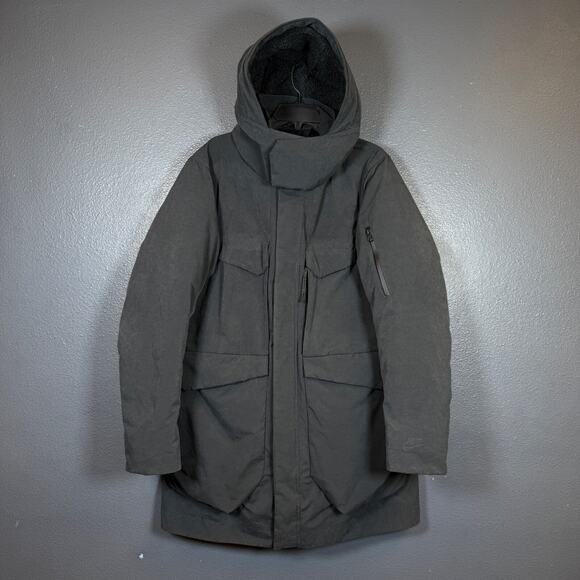 Nike M men’s Tech Fleece sportswear grey parka down jacket